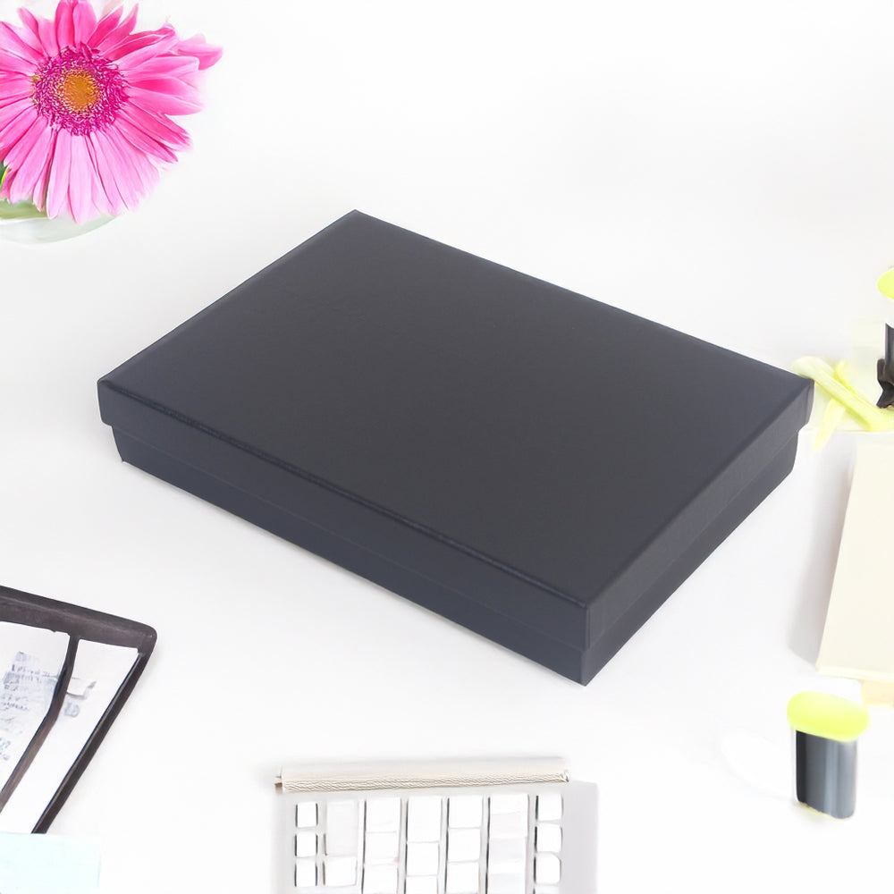 Black Flat Rectangular Gift Boxes