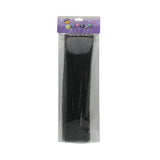 Glitter Pipe Cleaner (Black, 40pcs)