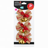 Christmas Ribbon with Bell – 3 Pack