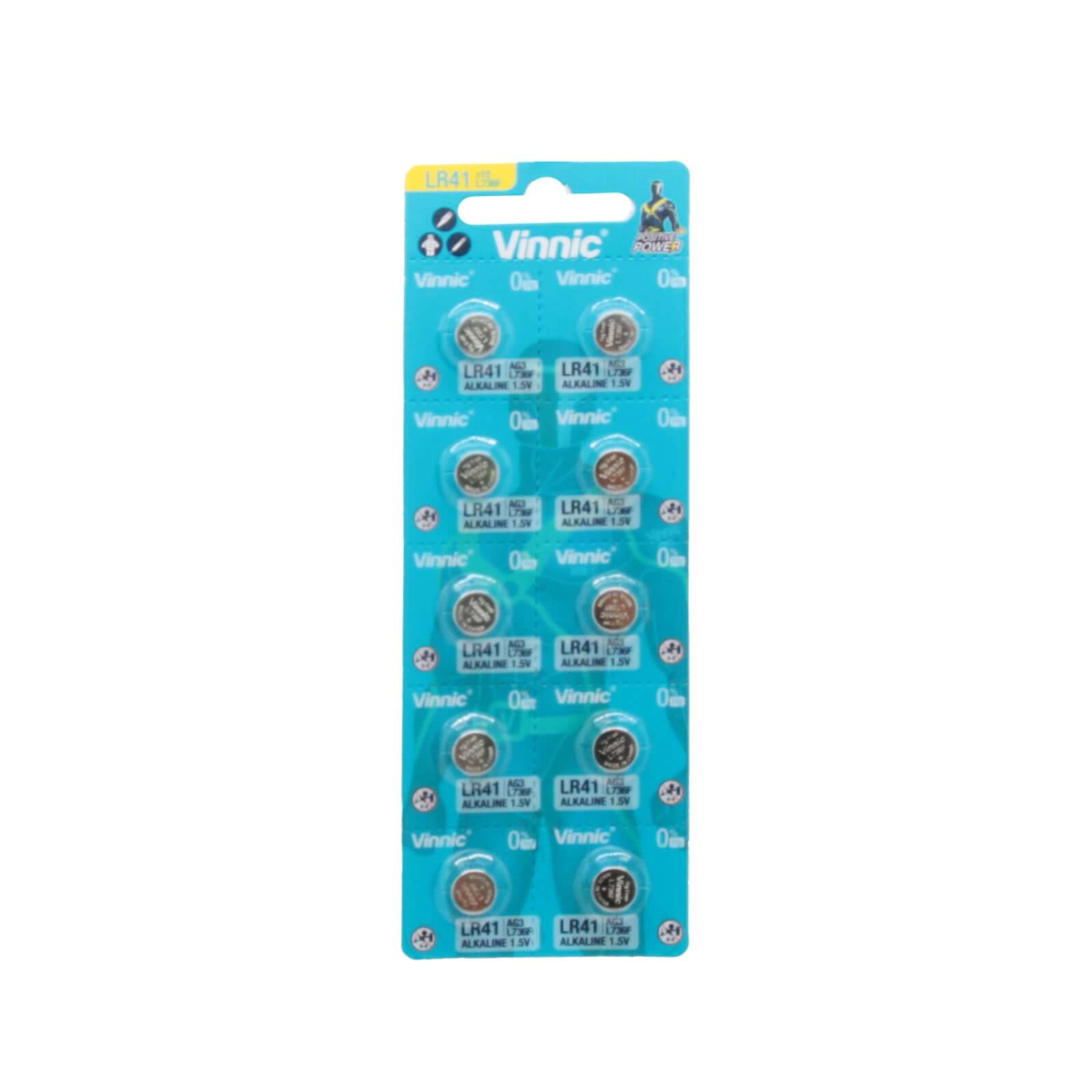 Button Battery(LR41) pack containing multiple LR41 batteries, ideal for various electronic devices.