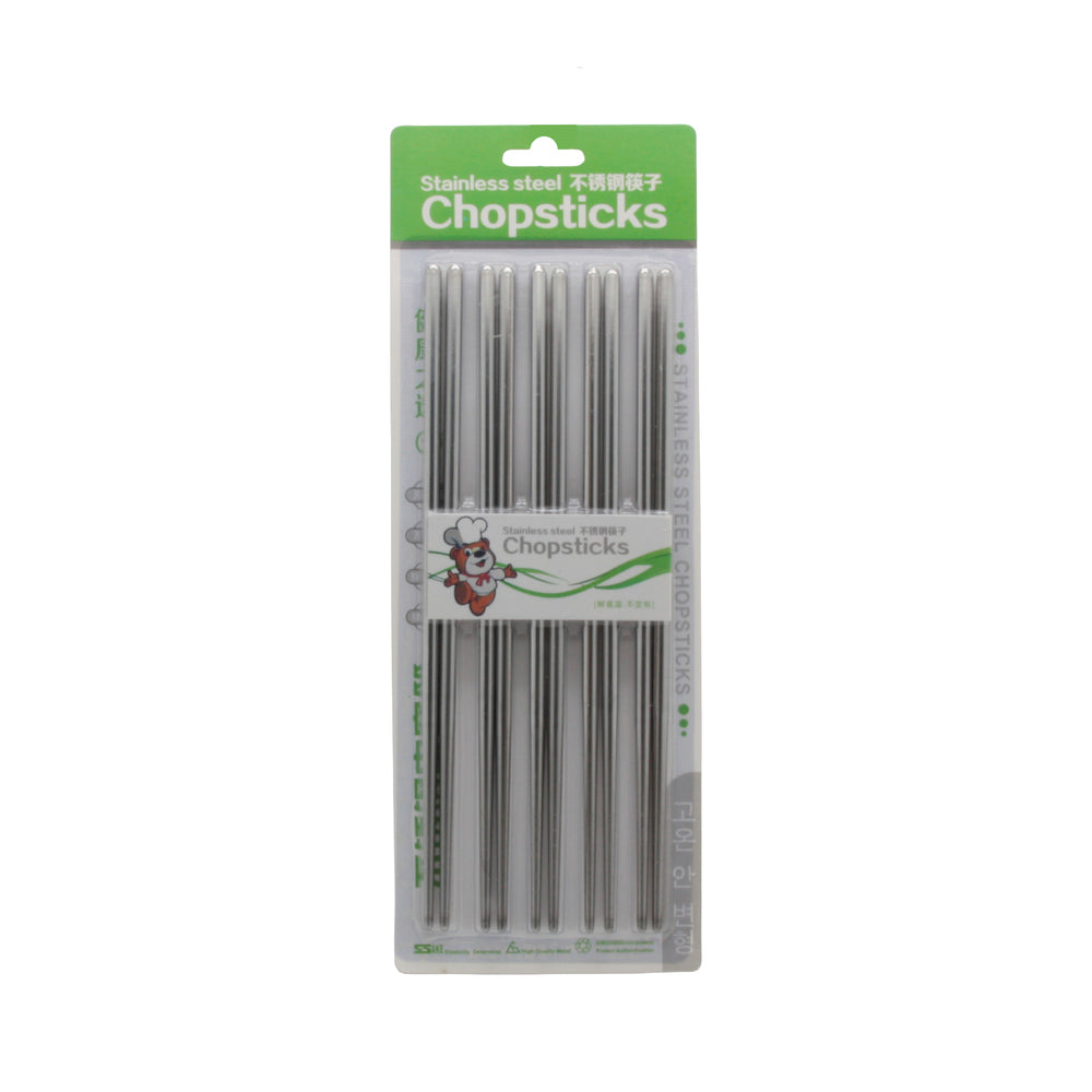 metal chopsticks set reusable stainless steel chopsticks kitchen tableware nz stock