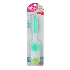 Baby Bottle Brush – Soft Bristle Cleaning Set in packaging with ergonomic design and soft bristles.