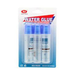 π§ Liquid Glue β 3-Pack Water-Based (Easy Flow) in packaging with three bottles and precision tips for controlled application.