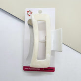Hollow Rectangle Hair Claw Clip