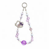 Beaded Phone Strap – Cute Keychain Charm Assorted Colours NZ Stock