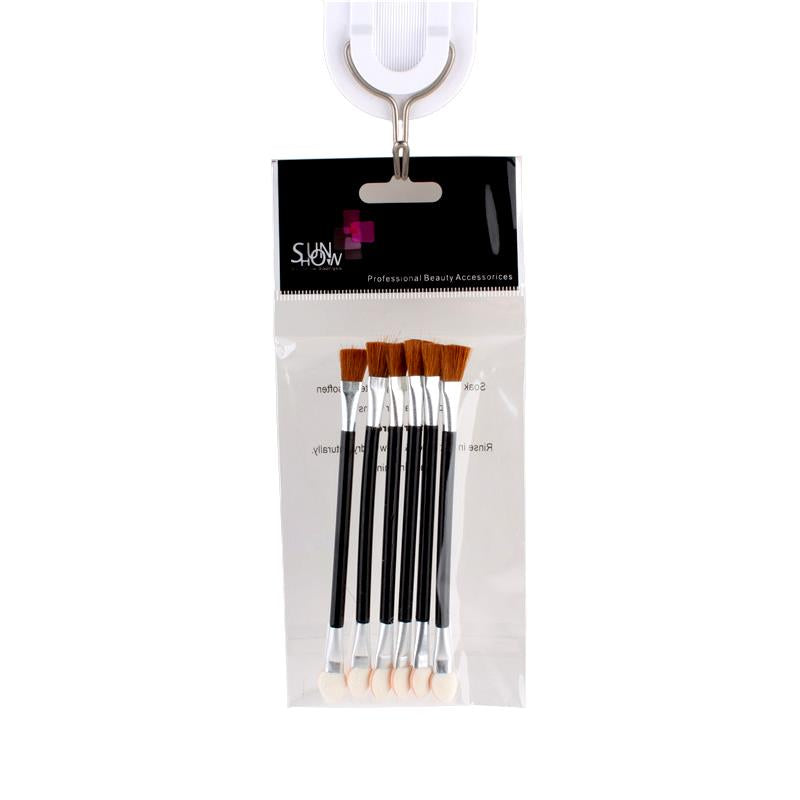 Eye Shadow Stick w Brush(11.5CM/6PCS) set of brushes for precise application of eye makeup.