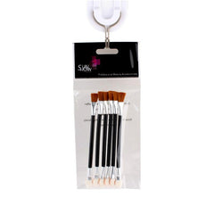 Eye Shadow Stick w Brush(11.5CM/6PCS) set of brushes for precise application of eye makeup.