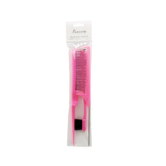 3-Piece Hair Styling Comb Set featuring a pink comb and brush for professional styling.