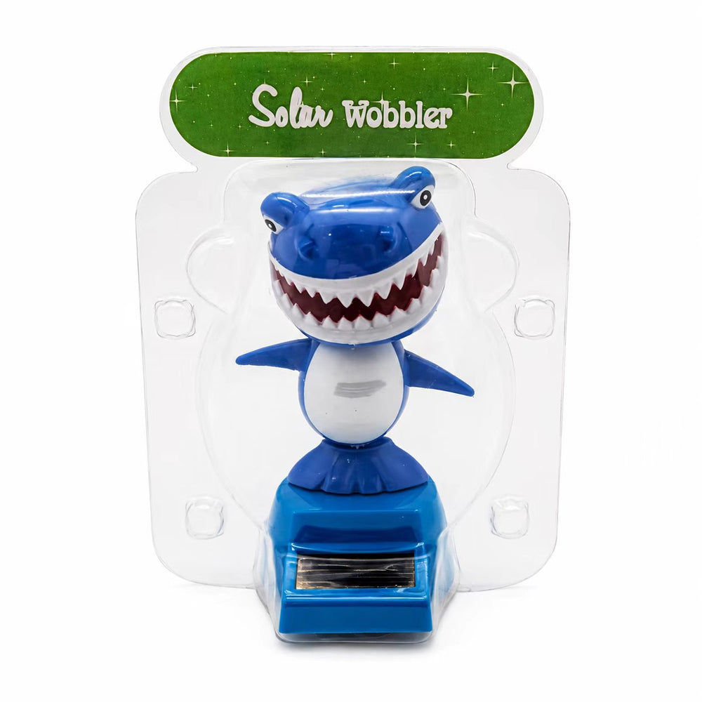 solar dancing shark ornament solar powered wobbler toy desk dashboard decoration nz stock