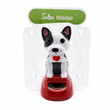 solar dancing dog with heart ornament solar powered wobbler toy desk dashboard decoration nz stock