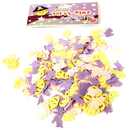 Easter Confettie featuring colorful shapes including bunnies and eggs, perfect for festive celebrations.