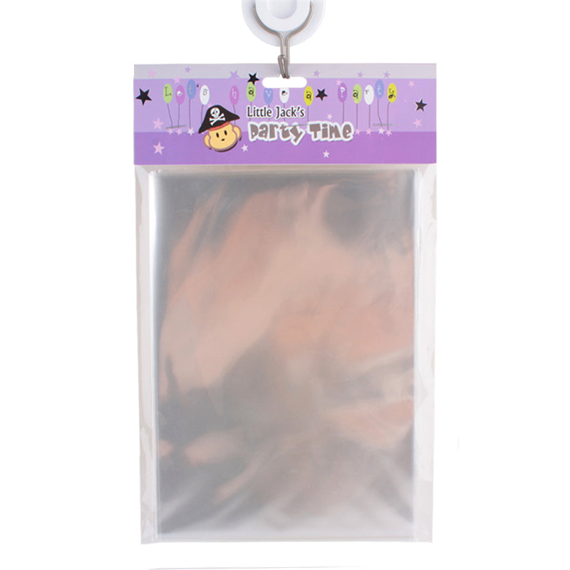 π¦ Clear Cellophane Bags β Self-Adhesive | Multiple Sizes packaging image for party favors and small goods.