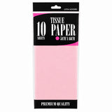Light Pink tissue paper, 10 sheets, 51 x 66cm
