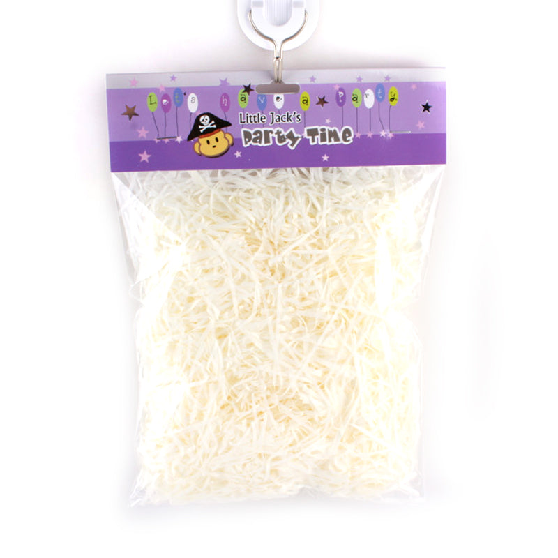 πΏ Shredded Paper Filler β For Gift Boxes & Packaging (Approx. 34g) in white color, ideal for elegant packaging.