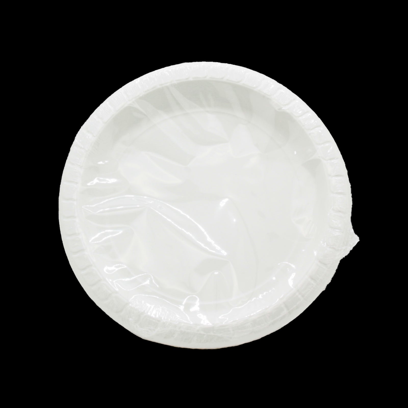 Party Plate(10PCS/18CM) - white disposable paper plate, ideal for parties and gatherings.