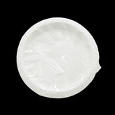 Party Plate(10PCS/18CM) - white disposable paper plate, ideal for parties and gatherings.