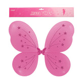 🌈 Angel Wings for Kids – 6 Dreamy Colors!(48*38CM) in pink with stars, perfect for imaginative play and dress-up.