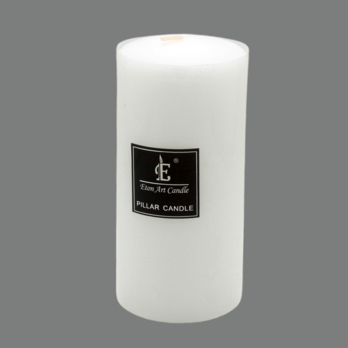 White Pillar Candle(7*15CM) in minimalist design perfect for centerpieces and home décor.