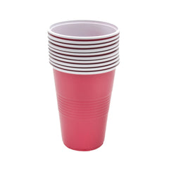 Party Cup(902/10PCS) stacked in vibrant red for celebrations and gatherings.