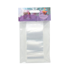 Mini Reusable Gift Bags (50pcs, 5×9cm) – Party & Candy Favors in clear plastic packaging.