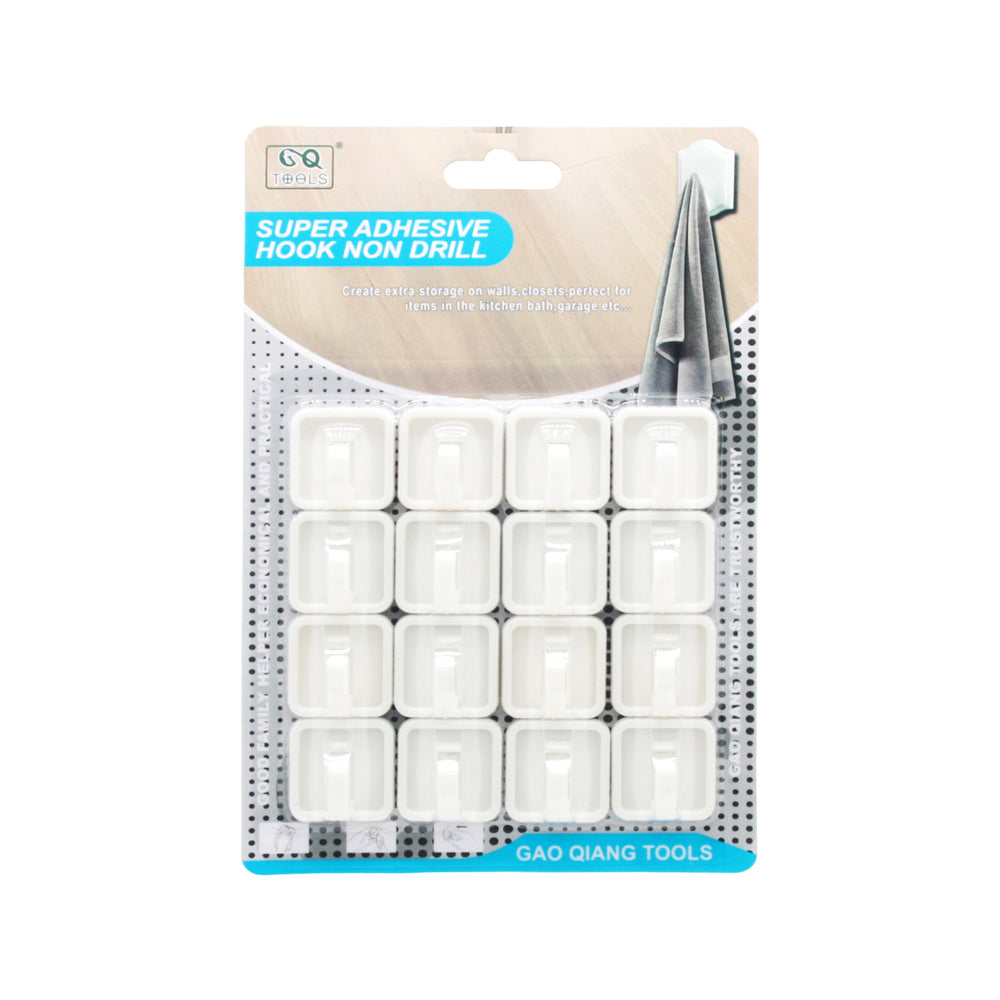 Super Adhesive Hook (16pcs)