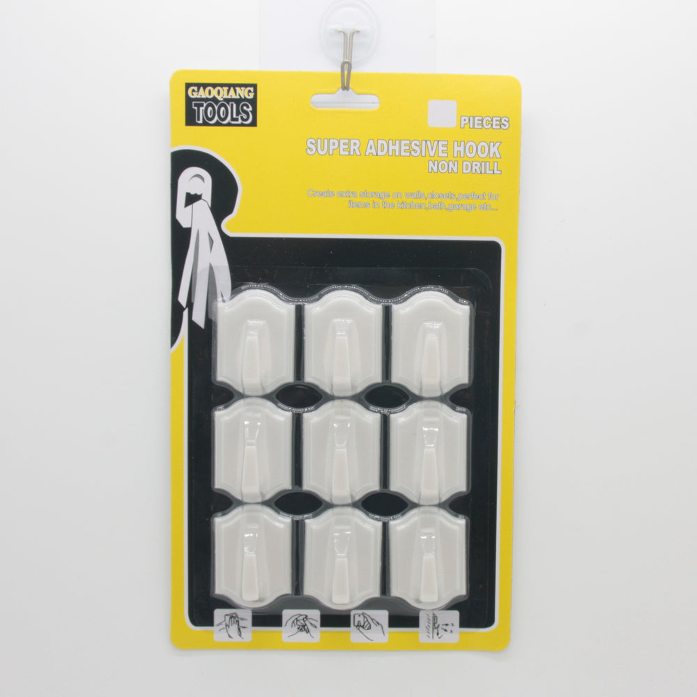 Super Adhesive Hook (9pcs)