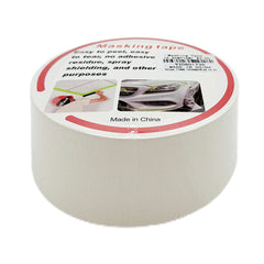 Masking Tape(4.8CM*18M) roll showcasing easy peel and no adhesive residue features for versatile use.