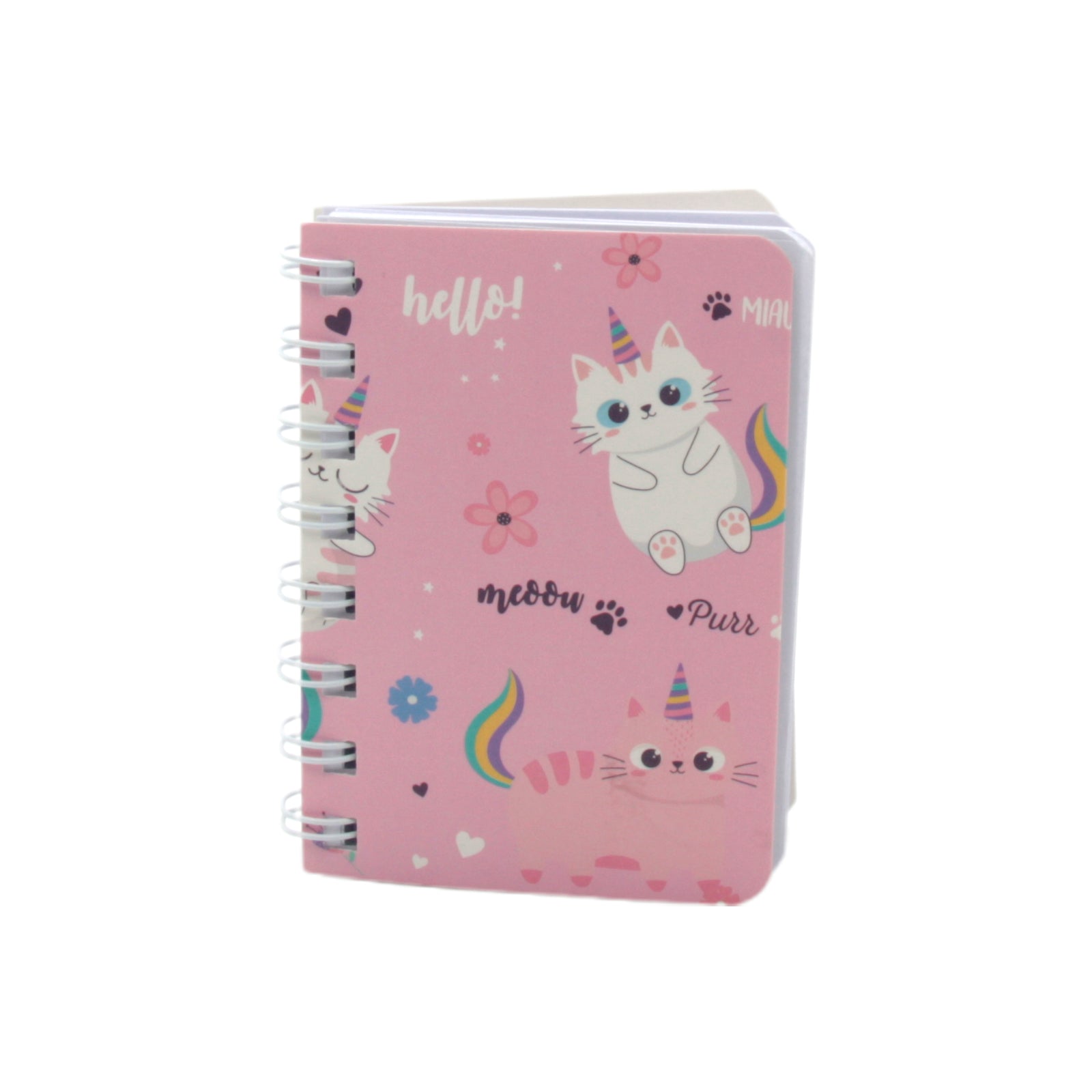 A7 Spring Note featuring a colorful cat design with spring-themed elements for fun note-taking.