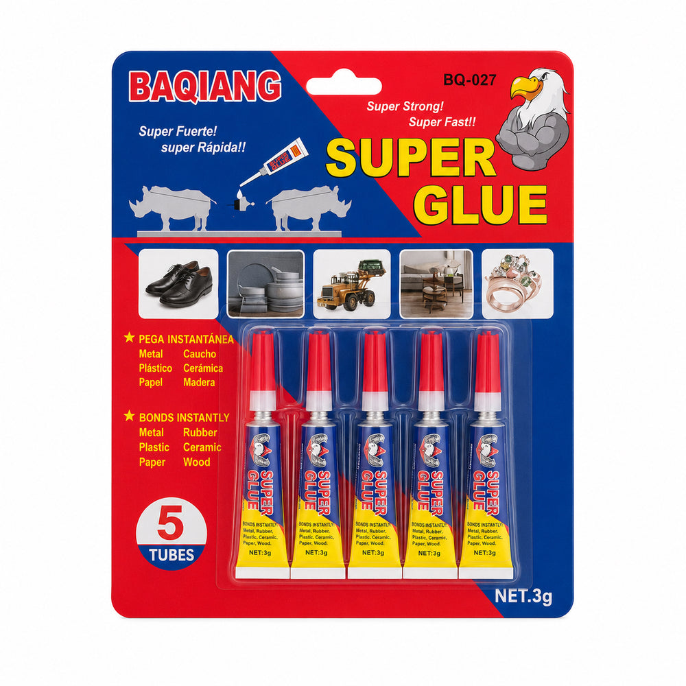 Super Glue Tubes – 5 Pack – Product