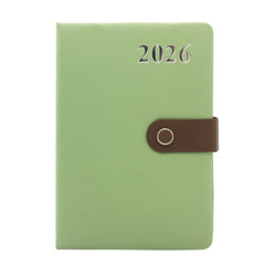 2026 Diary (26B) – Simple Leather Cover Planner | Lotsa Goodies NZ
