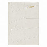 2027 Faux-Leather Diary – Ivory