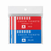 Numbered Raffle Check Tickets – Series A