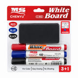 Whiteboard Markers with Eraser – 3 Pack – Product