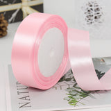 🧵 Premium Satin Ribbon – Versatile & Elegant in soft pink, perfect for gift wrapping and crafting projects.