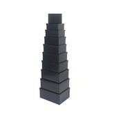 Black Leather Look Gift Box