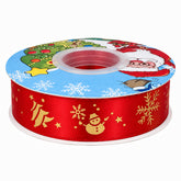 Christmas Patterned Ribbon – 2.5cm × 22m - 920904998