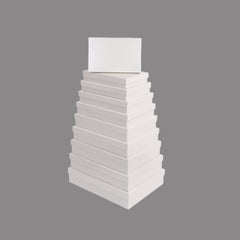 10PCS Gift Box Thin FBTX White Whole Set