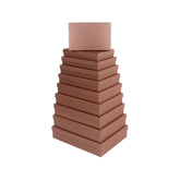 Gift Box Thin FBTX Gold — 10 Sizes & Whole Set