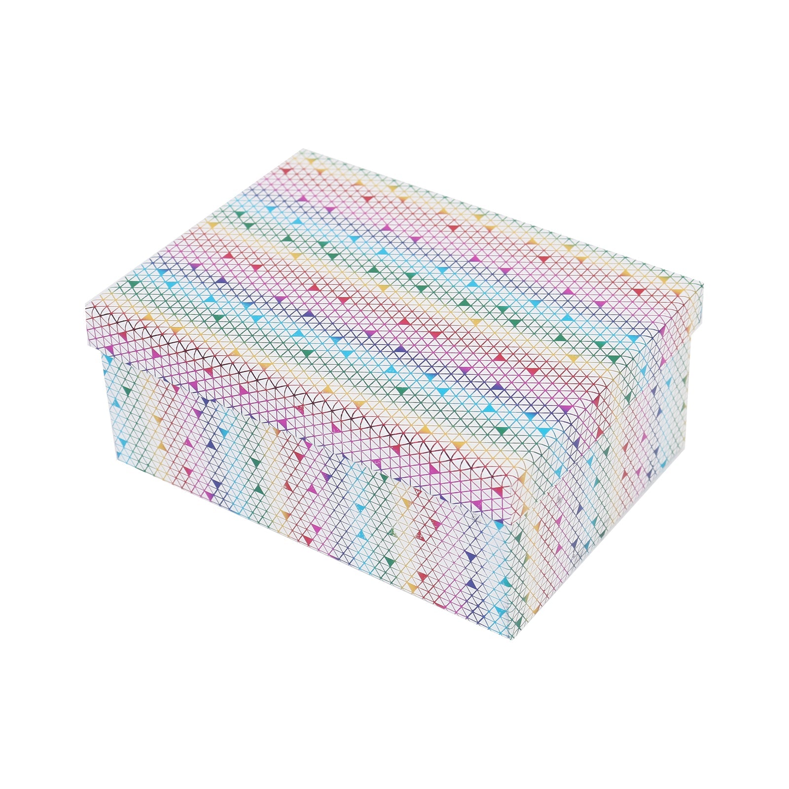 8/10 Sparkle Gift Box W.(23*16.5*9.5CM) with vibrant holographic glitter design for gifts.