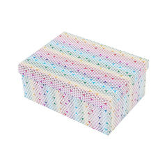 9/10 Sparkle Gift Box W.(21*15*8.5CM) in vibrant holographic glitter design, perfect for gifts and storage.