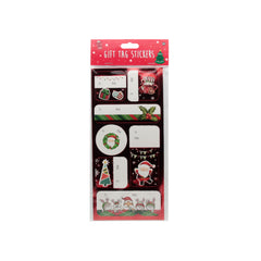 Christmas Gift Tag Sticker(P180) displaying festive designs for holiday gifting.