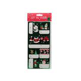 Christmas Gift Tag Sticker(P180) featuring festive designs for holiday gifts.