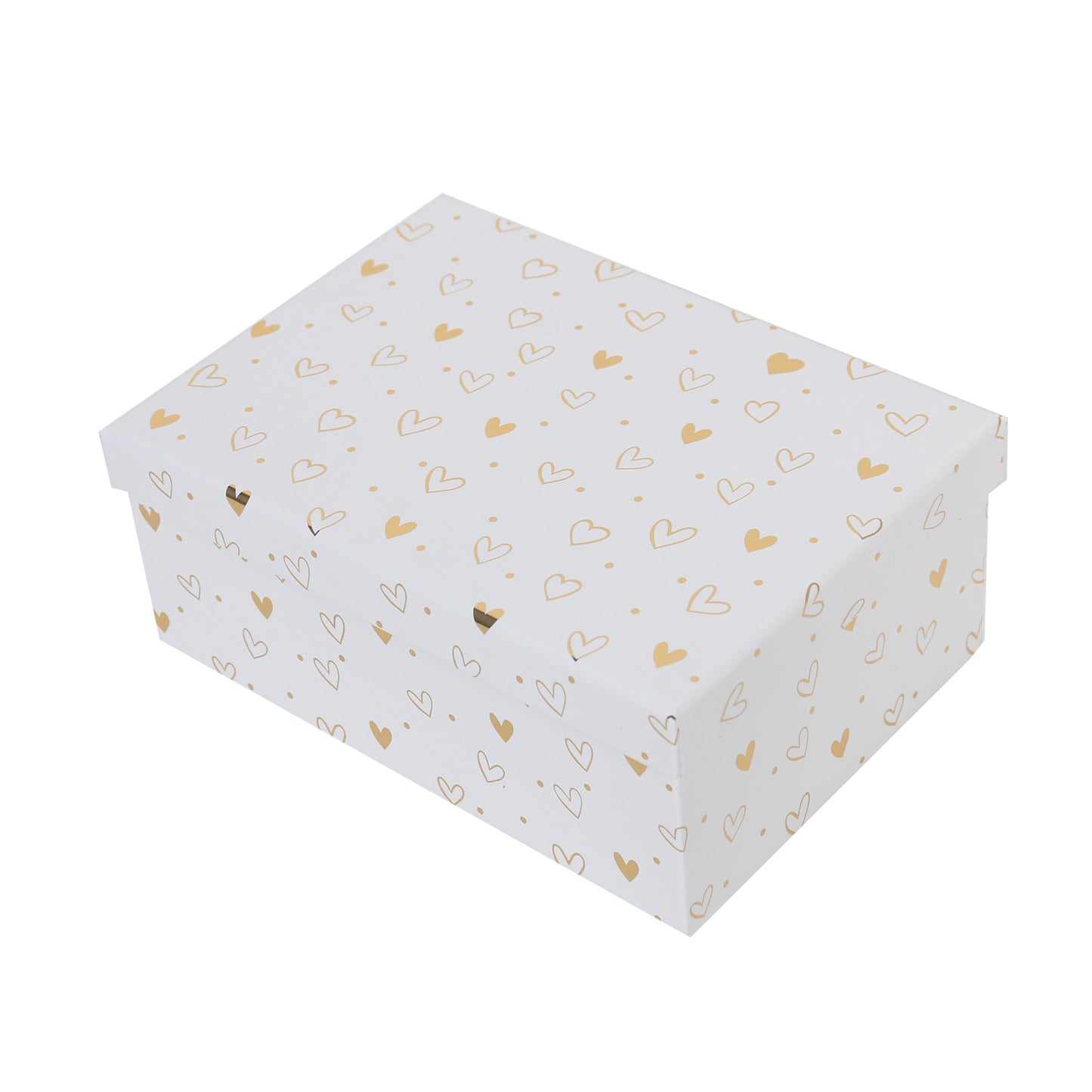1/10 Gold Heart White Gift Box(37.5*29*16CM)