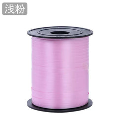 Curling Ribbon Roll(0.5CM*200M/Dark Pink) on a spool, perfect for gift wrapping and decorations.