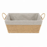 Small rectangular paper basket with handles 30 x 20 x 16 cm