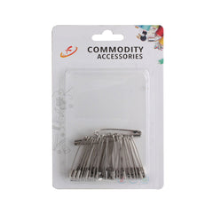 Safety Pin(45MM/24PCS) pack containing 24 stainless steel safety pins for various uses.