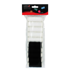 Sewing Thread (W/B) assortment featuring white and black spools for various sewing projects