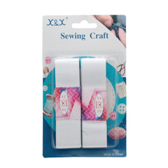 Sewing Elastic(2PCS/3*70CM) packaging featuring two elastic bands for sewing crafts.