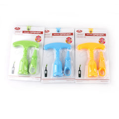Wine Opener And Cork(PS:12*20*4CM) in vibrant colors for easy wine bottle opening.