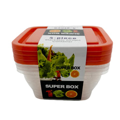 Plastic Container SQ(4PCS/024)